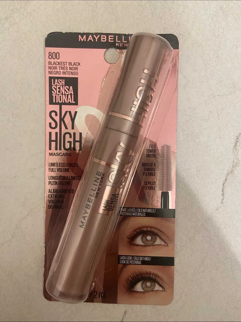 Maybelline Lash Sensational Sky High Mascara - Rose Gold & Black